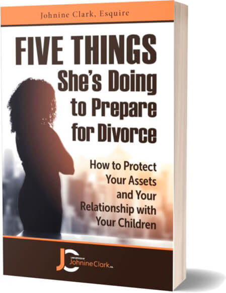 Book Cover - Five things she's doing to prepare for divorce by Johnine Clark